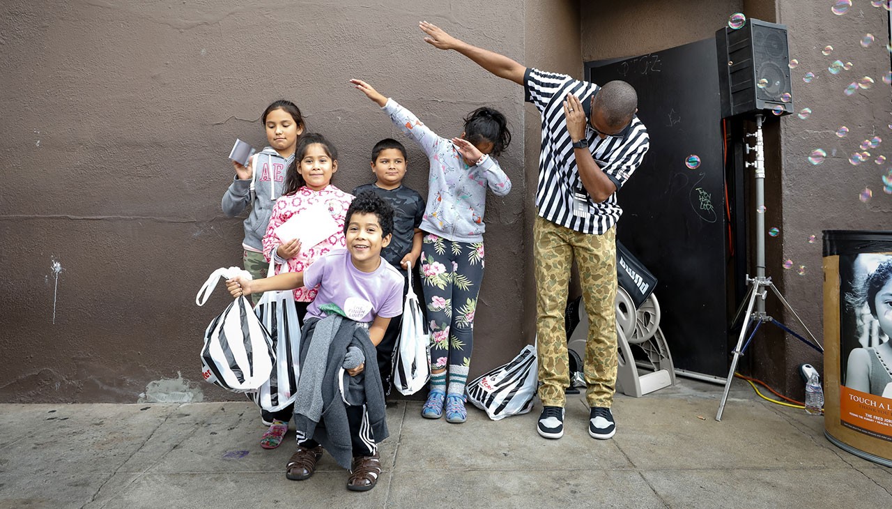 Foot Locker Fred Missions BTS Giveback Serves Over 3,000 Underprivileged Children